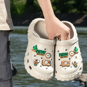 Unisex Lightweight Grey Clogs